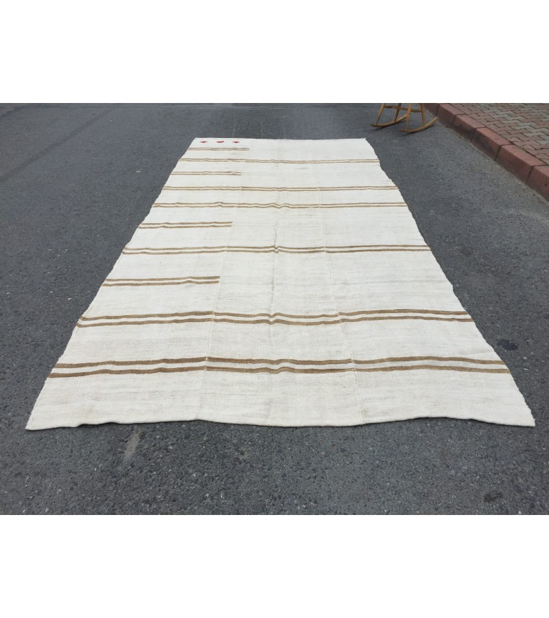 6x14 rug for living room, hemp, oriental area rug, 6'4 X 13'9 hand woven rug