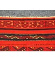 6x10 nomadic woven kilim, vintage kilim, handmade kilim , 5'7 X 9'6 living room rug