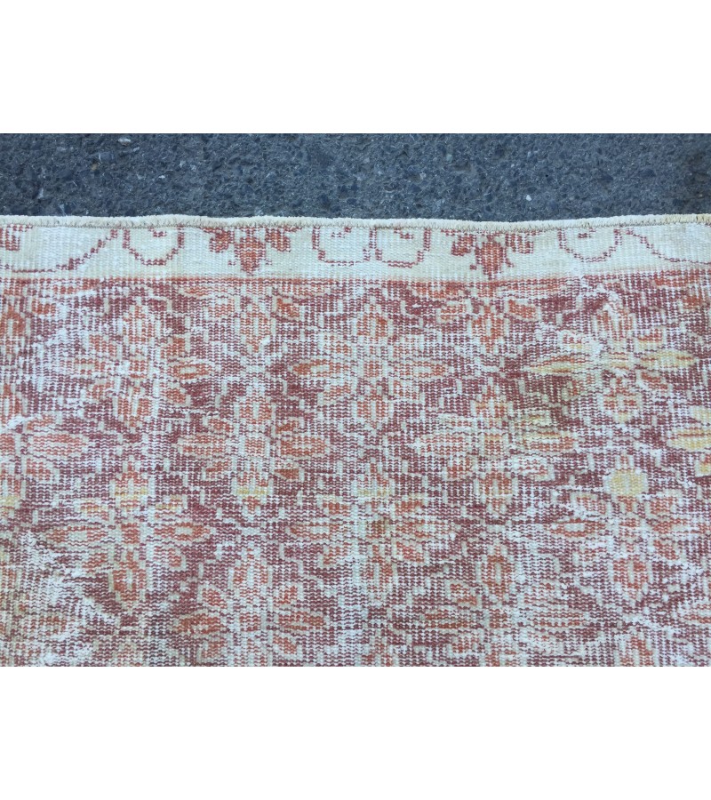 6x9 abstract office rug, wool rug , Distressed rug , 5'9 X 9' home decor rug , Kitchen rug