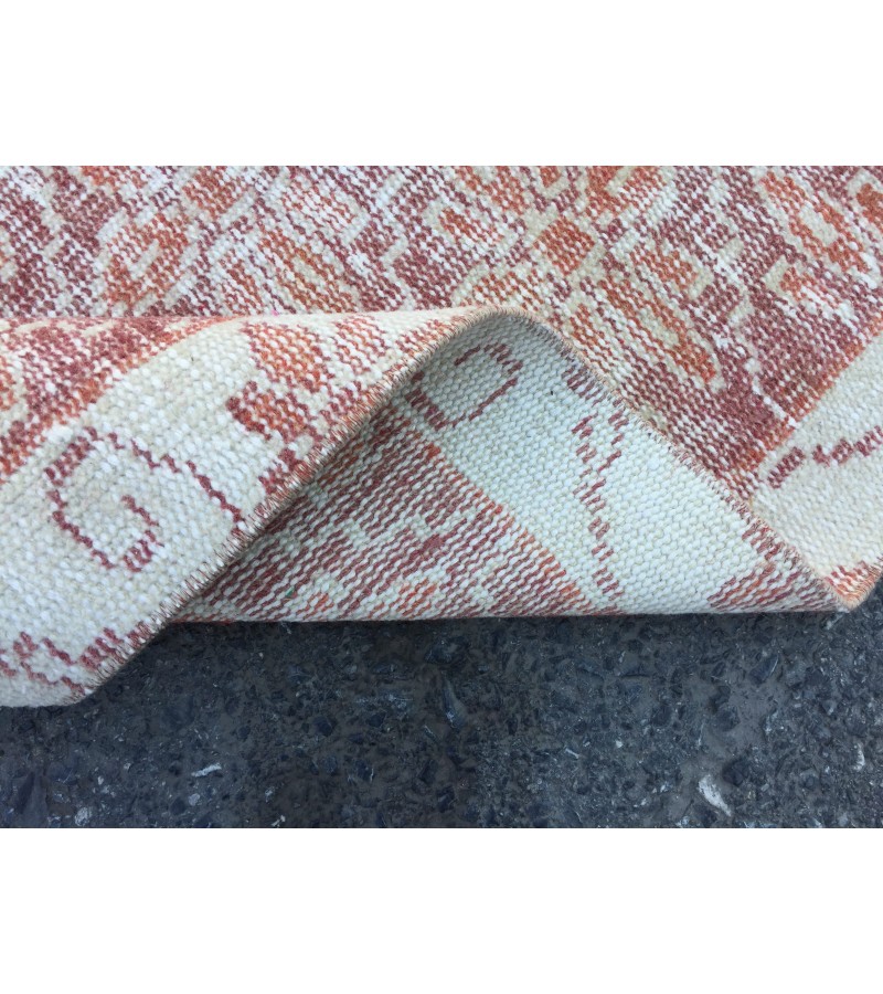 6x9 abstract office rug, wool rug , Distressed rug , 5'9 X 9' home decor rug , Kitchen rug