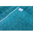 5x9 blue kitchen rug, Handmade Teal Blue rug ,Turkish rug, 5'4 X 8'10 living room rug