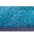 5x9 blue kitchen rug, Handmade Teal Blue rug ,Turkish rug, 5'4 X 8'10 living room rug