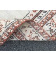 5x10 geometric dining room rug, rug for living room , Turkish rug, 5'4 X 9'10 Handmade rug ,distressed rug
