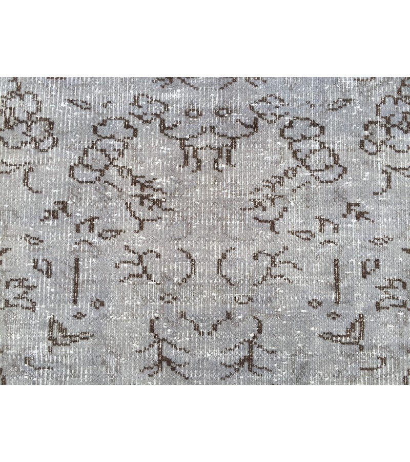 6x10 abstract grey brown rug, distressed dining room rug, rug for living room, 6'3 X 10'1 area rug