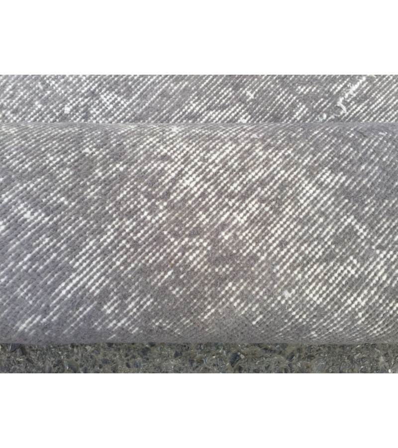 7x10 simple pattern rug, Turkish Vintage rug, grey rug, 6'9 X 9'9 Handmade rug, Home decor rug