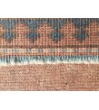 5x8 retro bedroom rug, pastel red beige blue rug, geometric rug, kitchen rug, 4'10 X 7'7 Handmade rug