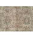 5x9 vintage area rug, retro kitchen rug, grey dining room rug, rug for living room, 5'4 X 9'2 wool rug