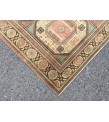 6x10 hand woven rug, wool geometric living room rug, 6'2 X 9'7 dining room rug