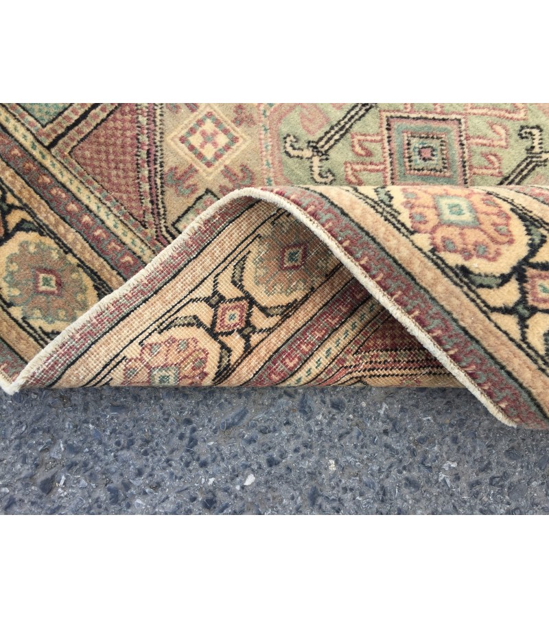 6x10 hand woven rug, wool geometric living room rug, 6'2 X 9'7 dining room rug