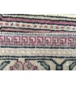 6x10 hand woven rug, wool geometric living room rug, 6'2 X 9'7 dining room rug