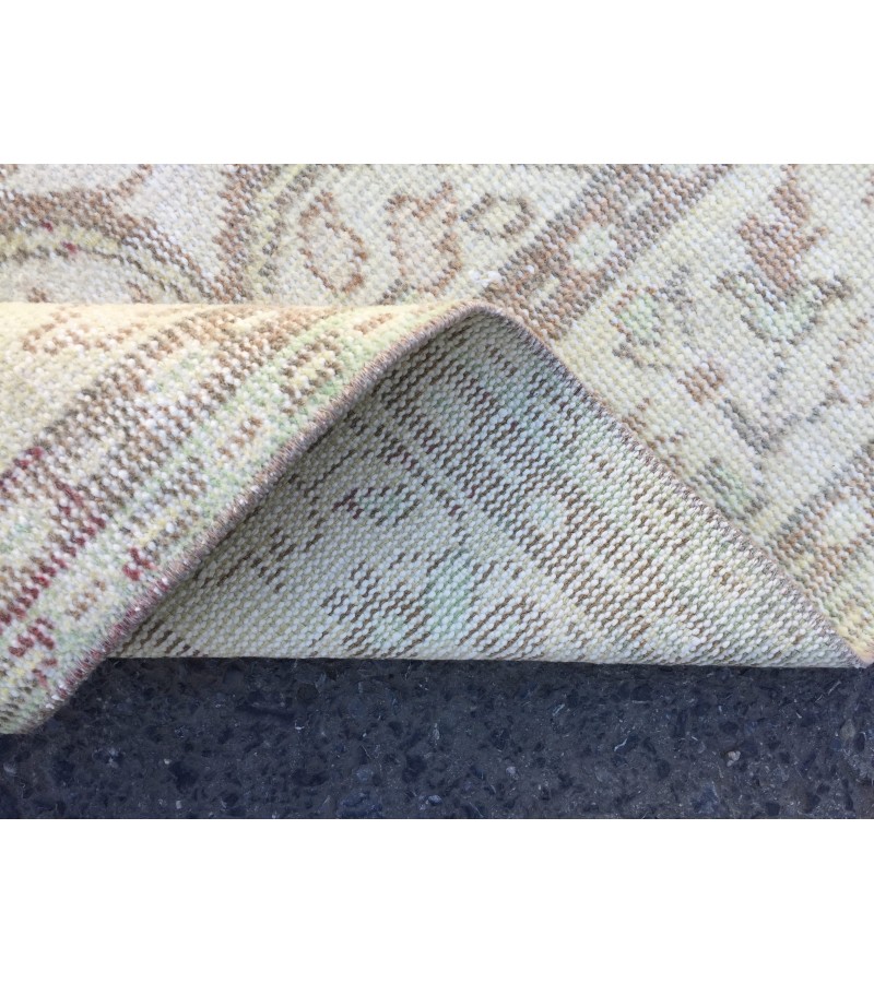 6x10 Area Rug , vintage Turkish rug ,living room rug, 6'2 X 10'1 handmade rug