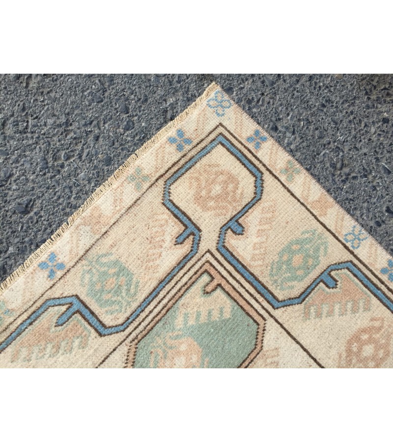 4x6 home decor rug, bedroom rug , geometric rug, kitchen rug, 3'10 X 6'4 Handmade rug