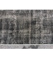5x8 distressed rug, Area Rug , Black Turkish Rug ,4'6 X 7'8 Handmade Rug for living room