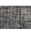 5x8 distressed rug, Area Rug , Black Turkish Rug ,4'6 X 7'8 Handmade Rug for living room