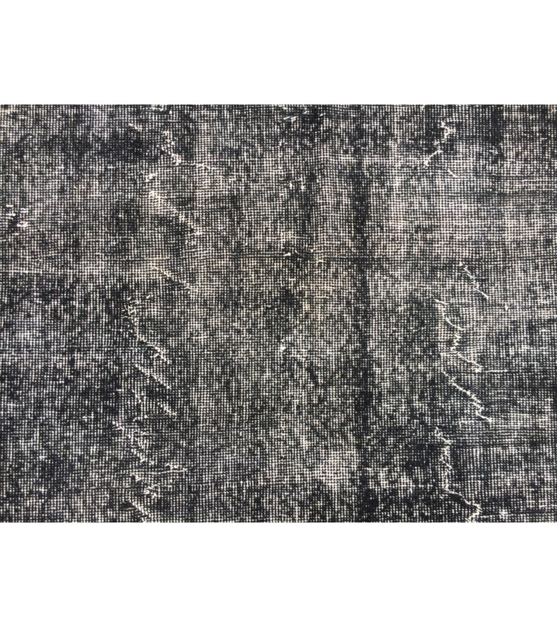 5x8 distressed rug, Area Rug , Black Turkish Rug ,4'6 X 7'8 Handmade Rug for living room
