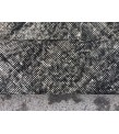 5x8 distressed rug, Area Rug , Black Turkish Rug ,4'6 X 7'8 Handmade Rug for living room