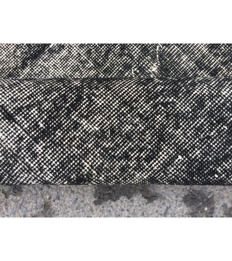 5x8 distressed rug, Area Rug , Black Turkish Rug ,4'6 X 7'8 Handmade Rug for living room