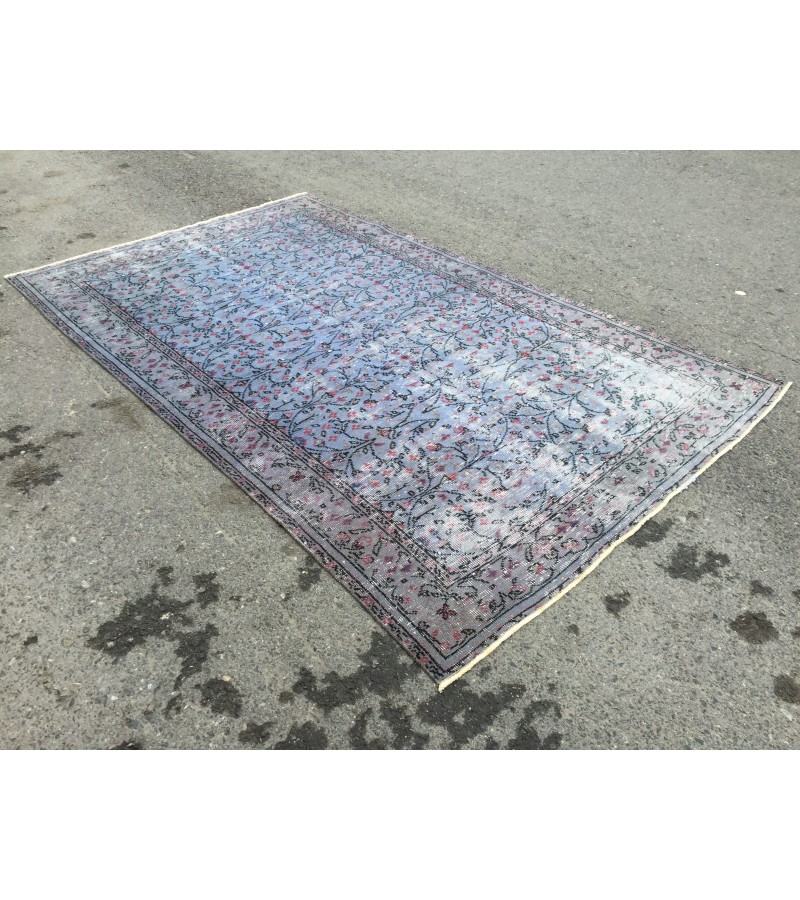 6x9 Turkish Rug, Handmade Rug, Area Rug, 5'6 X 8'8 Wool Rug, Organic Rug, Vintage Rug