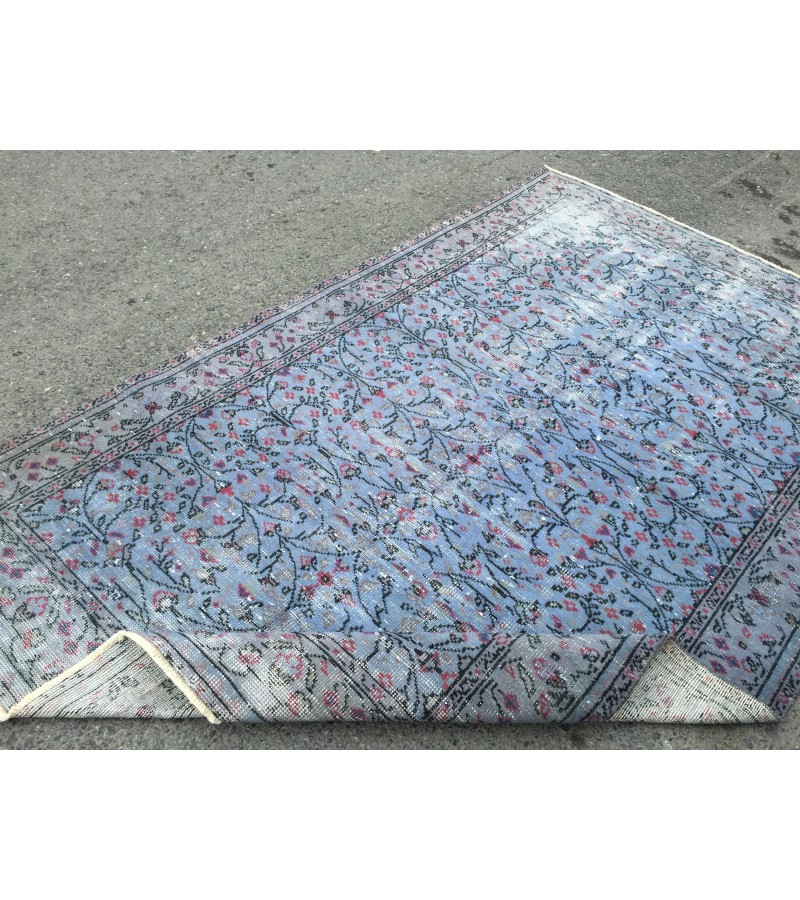 6x9 Turkish Rug, Handmade Rug, Area Rug, 5'6 X 8'8 Wool Rug, Organic Rug, Vintage Rug