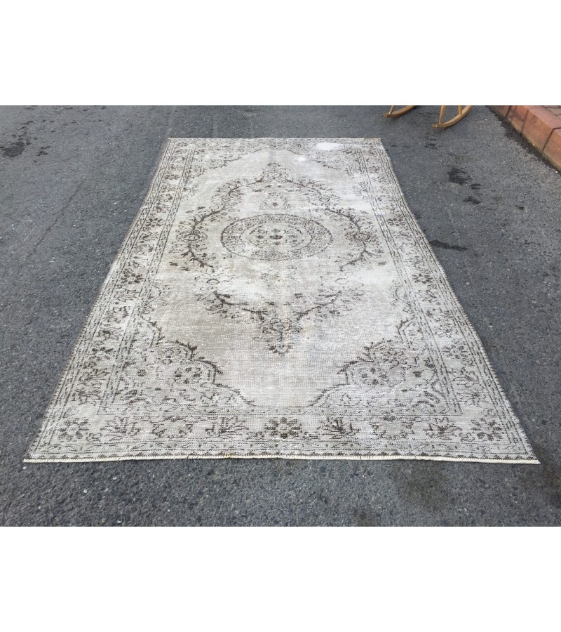 5x9 dining room rug, Turkish wool rug, Handmade rug ,5' X 8'6 bedroom rug