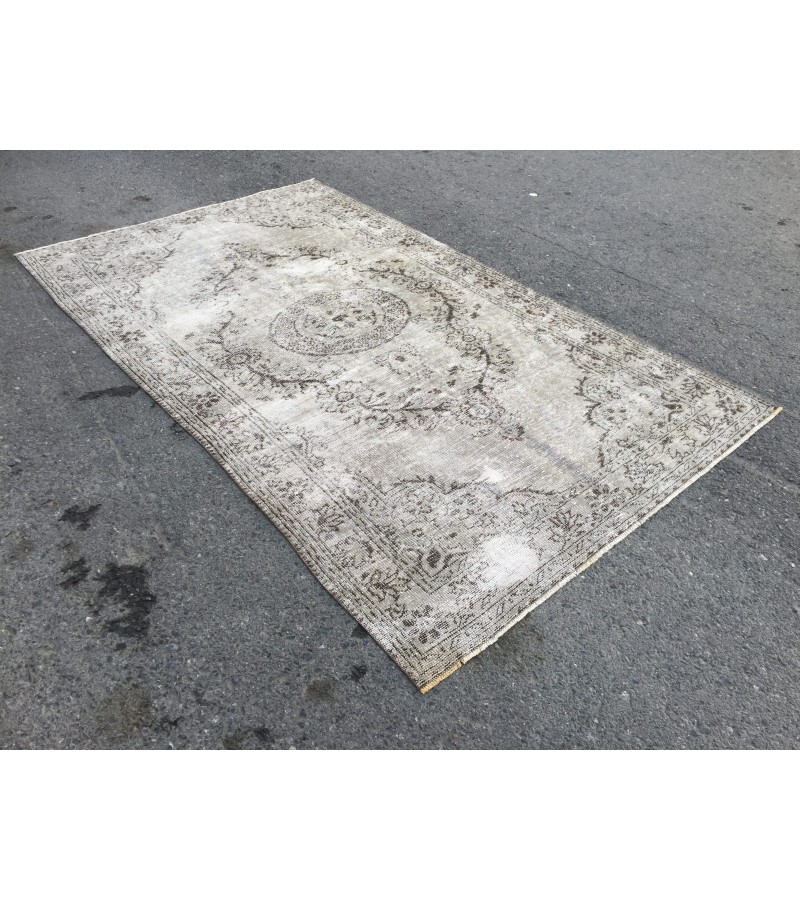 5x9 dining room rug, Turkish wool rug, Handmade rug ,5' X 8'6 bedroom rug