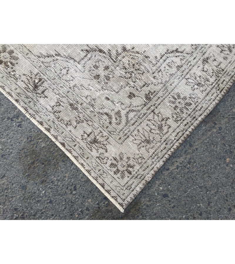 5x9 dining room rug, Turkish wool rug, Handmade rug ,5' X 8'6 bedroom rug