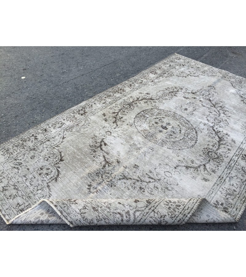 5x9 dining room rug, Turkish wool rug, Handmade rug ,5' X 8'6 bedroom rug