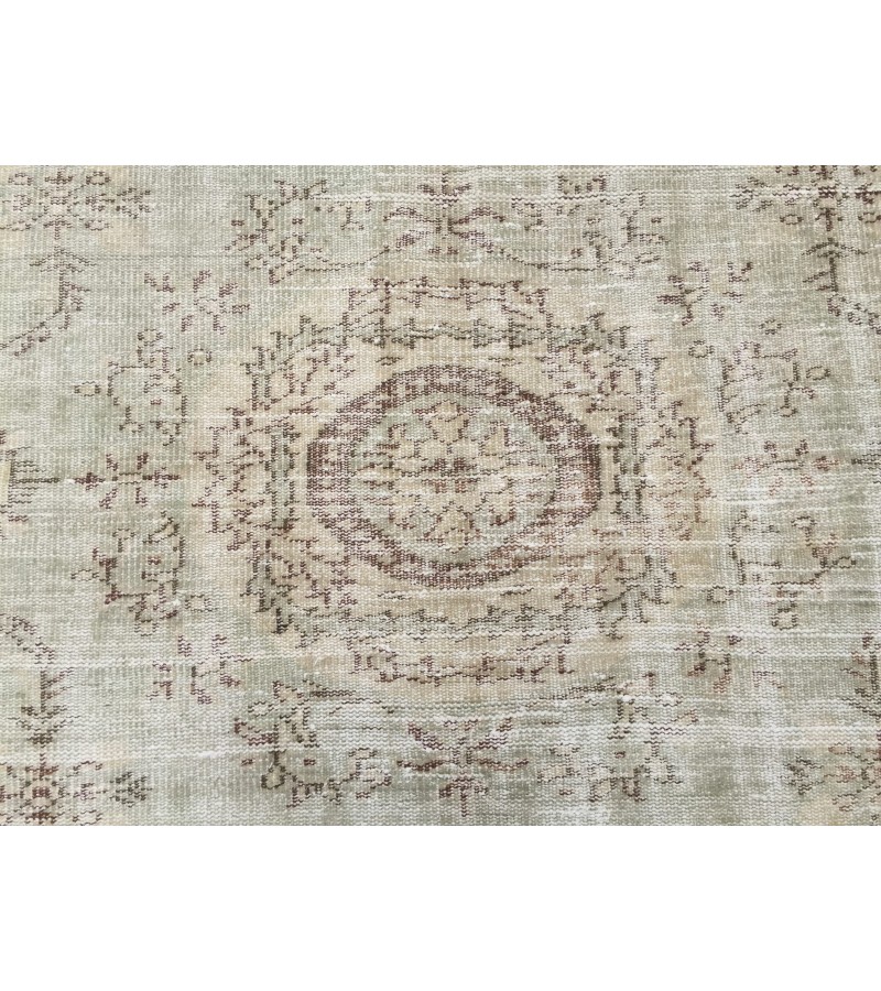 6x9 vintage living room rug, bedroom rug, faded rug, Turkish rug, 5'9 X 9' Handmade rug