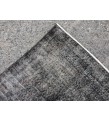 5x9 Black Grey Brown Turkish rug , wool rug, distressed rug, 5'4 X 8'11 Handmade Rug