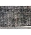 5x9 Black Grey Brown Turkish rug , wool rug, distressed rug, 5'4 X 8'11 Handmade Rug