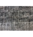 5x9 Black Grey Brown Turkish rug , wool rug, distressed rug, 5'4 X 8'11 Handmade Rug