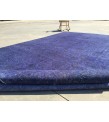 9x12 Purple Rug , Floral Overdyed Area Rug ,8'11 X 12'1 Vintage Bedroom Rug , Turkish Carpet