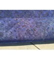 9x12 Purple Rug , Floral Overdyed Area Rug ,8'11 X 12'1 Vintage Bedroom Rug , Turkish Carpet