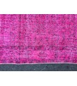 6x9 pink rug for living room, wool rug, pink rug, 5'8 X 8'10 woven rug