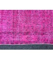 6x9 pink rug for living room, wool rug, pink rug, 5'8 X 8'10 woven rug