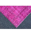 6x9 pink rug for living room, wool rug, pink rug, 5'8 X 8'10 woven rug