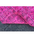 6x9 pink rug for living room, wool rug, pink rug, 5'8 X 8'10 woven rug
