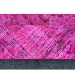 6x9 pink rug for living room, wool rug, pink rug, 5'8 X 8'10 woven rug