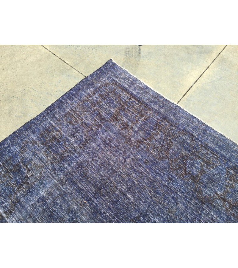 Oversized Purple rug 9x13 , Turkish rug, Vintage rug, 9'5 X 12'9 , Oushak rug, Area rug, Bohemian rug, Living room rug, Wool rug