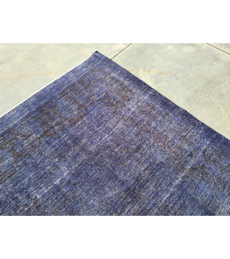 Oversized Purple rug 9x13 , Turkish rug, Vintage rug, 9'5 X 12'9 , Oushak rug, Area rug, Bohemian rug, Living room rug, Wool rug