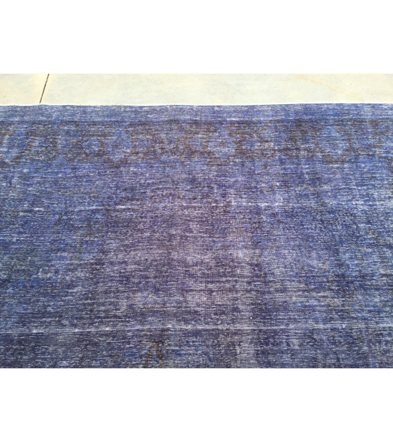Oversized Purple rug 9x13 , Turkish rug, Vintage rug, 9'5 X 12'9 , Oushak rug, Area rug, Bohemian rug, Living room rug, Wool rug