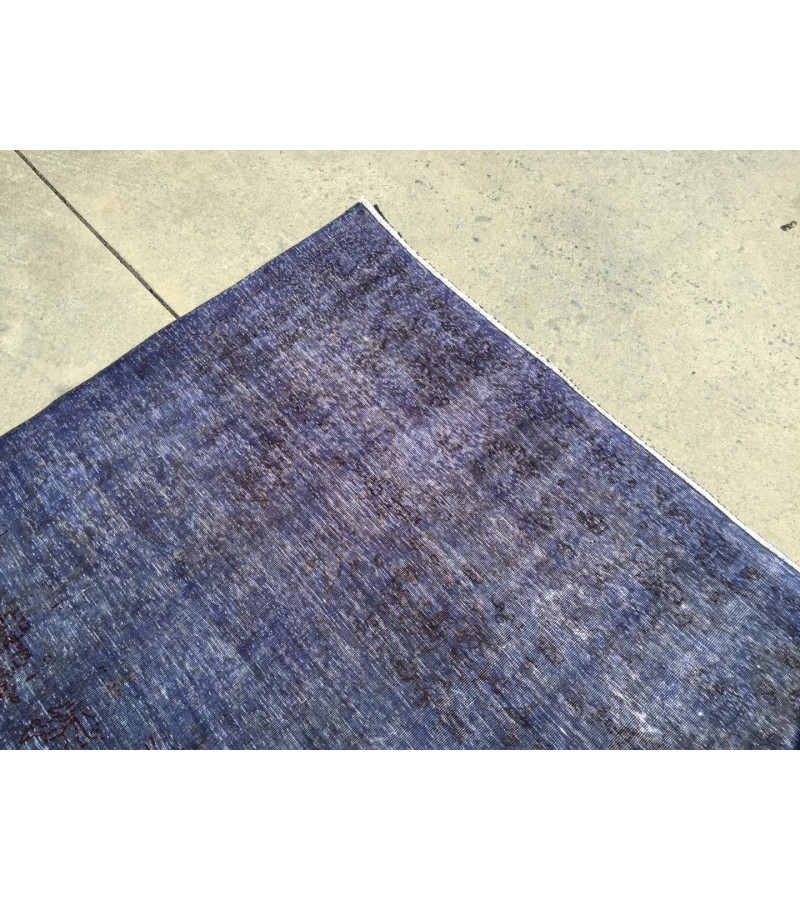 Oversized Purple rug 9x13 , Turkish rug, Vintage rug, 9'5 X 12'9 , Oushak rug, Area rug, Bohemian rug, Living room rug, Wool rug