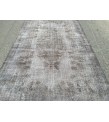 5x10 hand knotted grey rug, office rug, Turkish rug , 5'5 X 9'8 Handmade Rug