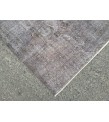 5x10 hand knotted grey rug, office rug, Turkish rug , 5'5 X 9'8 Handmade Rug