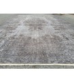 5x10 hand knotted grey rug, office rug, Turkish rug , 5'5 X 9'8 Handmade Rug