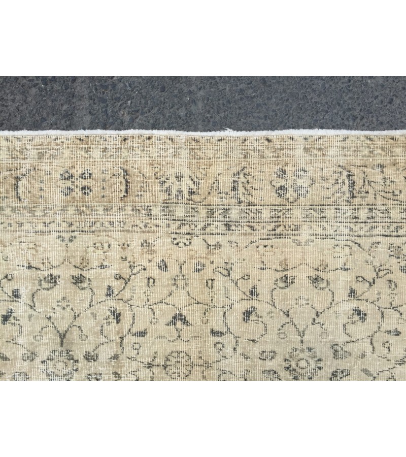 6x10 office rug, faded pattern rug, , bedroom rug, 6'4 X 10' Handmade Turkish rug