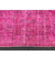7x10 retro oriental rug, pink bedroom rug , 6'8 X 10'3 Handmade rug