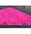 7x9 vintage pink rug, Boho Rug, 7'1 X 9'4 Handmade Rug, Faded Rug