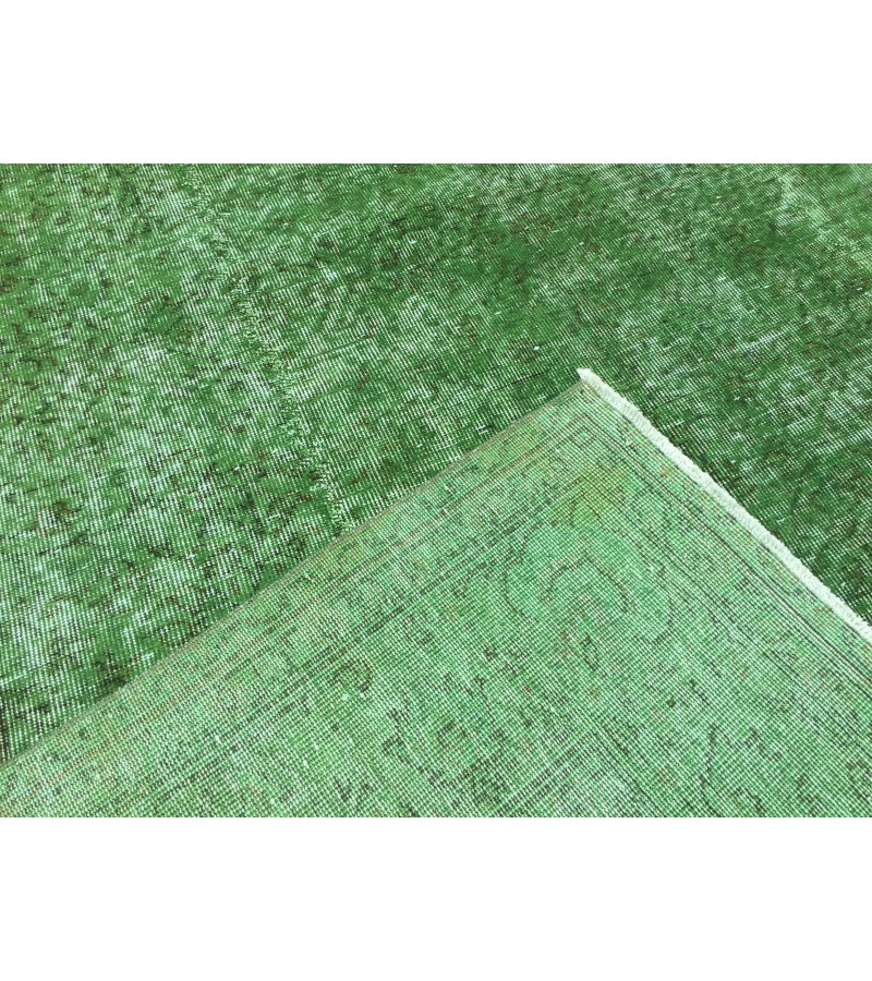 7x10 home decor rug, rustic green brown rug, 6'10 X 9'10 bedroom rug