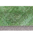 7x10 home decor rug, rustic green brown rug, 6'10 X 9'10 bedroom rug
